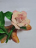Фигурка винтажная Cesa.R. / Capodimonte By Sarastano, "Две бело-розовые розы на ветке", фарфор, 20 x 13 x 10 см,  Италия, 1960-1970гг.