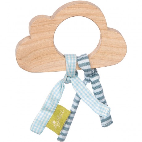 sigikid Holzgreifling Wolke Green (39089) Деревянная игрушка-похват облачко зеленая (39089)