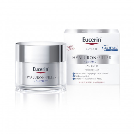 Eucerin Hyaluron-Filler Tagespflege Trockene Haut  Дневной уход Hyaluron-Filler Сухая кожа