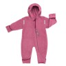 Hoppediz Overall aus Fleece Babyeinteiler beere Комбинезон из флиса детский цельнокроеный ягодка