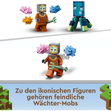 LEGO Minecraft 21180 Das W achterduell ЛЕГО Битва со стражем