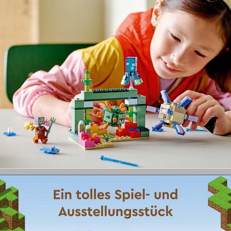 LEGO Minecraft 21180 Das W achterduell ЛЕГО Битва со стражем