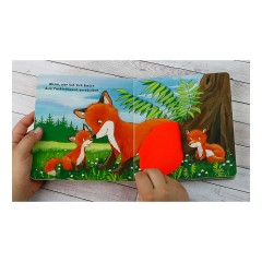 Loewe Verlag Mein Filzklappenbuch: Wo verstecken sich die Tierkinder? Моя книга из фетра: Где прячутся зверюшки?