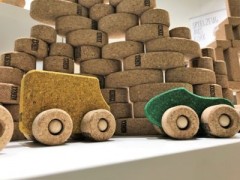 KORXX Spielzeugauto Kork Bus Пробковый автобус игрушечной машинки