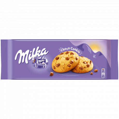 Milka Choco Cookies Печенье с кусочками шоколада 168г