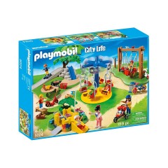 PLAYMOBIL Spielzeug\/Baukasten  Konstruktionsspielzeug\/Steckbausteine Playmobil 5024 Kinderspielplatz ab 5 Jahren blau Игрушки/конструкторы/вставные блоки Playmobil 5024 детская площадка от 5 лет синий