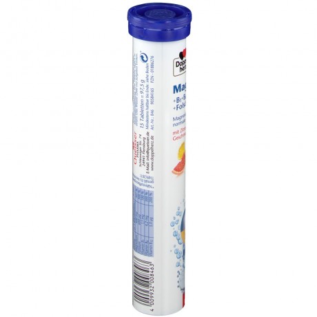 Doppelherz (Доппельхерц) aktiv Magnesium 400 + B1 + B6 + B12 + Folsaure Brausetabletten 15 шт