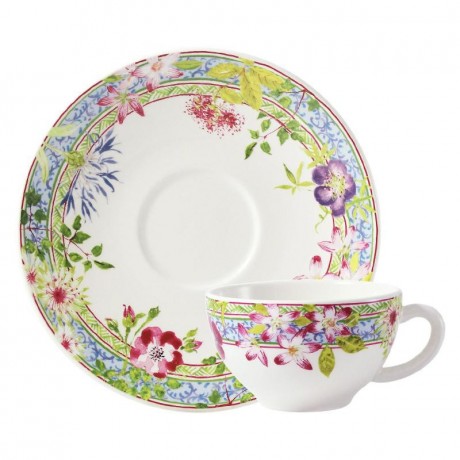 Gien Fayencerie Gien 'Millefleurs' Fruhstucks-Untertasse 18 cm Gien "Millefleurs" Блюдце для завтрака 18 см