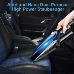 MOUTEN MOUTEN Akku-Handstaubsauger Kabelloser, wiederaufladbarer tragbarer Handstaubsauger mit 12000PA, Kabelloser Autostaubsauger Blau Беспроводной ручной пылесос MOUTEN Беспроводной перезаряжаемый портативный ручной пылесос с 12000PA, беспроводной автом