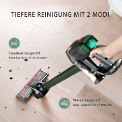 Tisoutec Tisoutec Akku-Stielstaubsauger Akku-Hand-und Stielstaubsauger,Akku Staubsauger, Staubsauger Kabellos, os,Akkusauger,mit Waschbarer HEPA-Filter,Autostaubsauger  Беспроводной ручной пылесос Tisoutec, беспроводной ручной и ручной пылесос, беспроводн