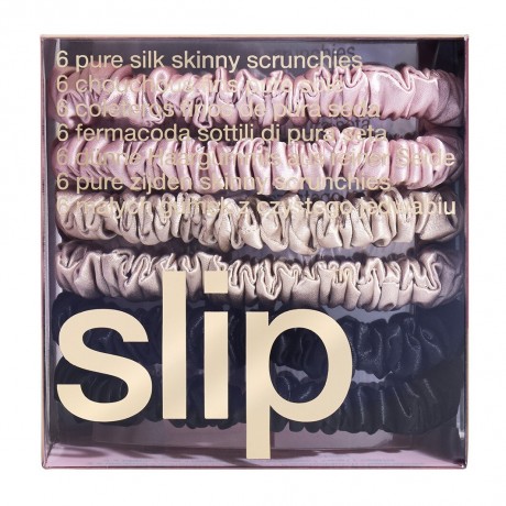 Slip Dunne Haargummis Aus Reiner Seide  Тонкие резинки для волос из чистого шелка