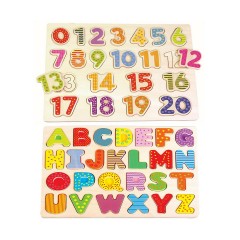 Lelin Holzspielzeug Puzzle-Set Набор деревянных игрушек-пазлов