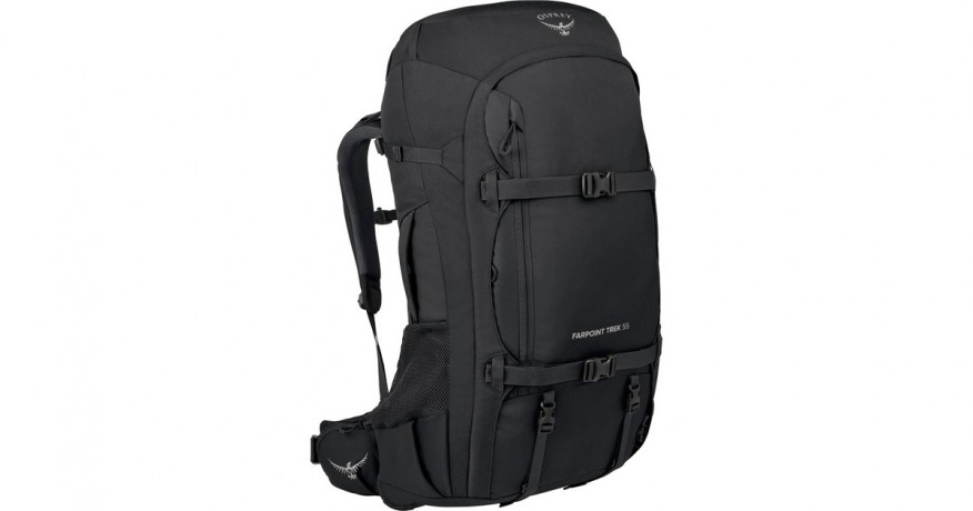 Osprey Osprey Farpoint Trek 55, Rucksack schwarz, 55 Liter  schwarz Osprey Farpoint Trek 55, рюкзак черный, 55 литров