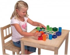Melissa  Doug Holzspielbrett mit Formen zum Sortieren Деревянная игровая доска с фигурами для сортировки