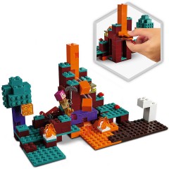 LEGO Minecraft 21168 Der Wirrwald ЛЕГО Искажённый лес