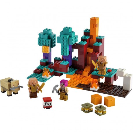 LEGO Minecraft 21168 Der Wirrwald ЛЕГО Искажённый лес
