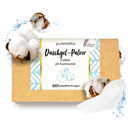 puremetics Duschgel-Pulver Cotton  Гель для душа с хлопком