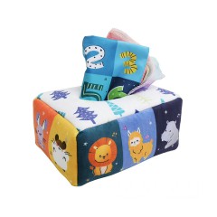 Vetaka Taschentuchbox Baby Montessori Spielzeug fur Kinder Коробка для салфеток Baby Монтессори игрушка для детей