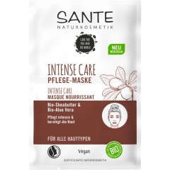Sante Intense Care Pflege-Maske Bio-Sheabutter &amp; Bio-Aloe Vera  Маска для интенсивного ухода с органическим маслом ши и органическим алоэ вера