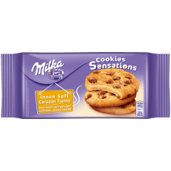 Milka Cookie Sensations Soft Печенье с кусочками альпийского шоколада 156г