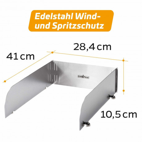 Grillfurst Grillfurst Gaskocher Grillfurst magnetischer Windschutz / Spritzschutz fur Infrarotbrenner  Газовая плита Grillfurst Магнитное ветровое стекло/защита от брызг Grillfurst для инфракрасных горелок