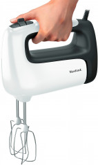 Tefal Tefal Handmixer HT4611 Prep'Mix+, 500 W, Turbo-Funktion, 2 Ruhrbesen, 2 Knethaken, Purierstab-Aufsatz  Ручной миксер Tefal HT4611 Prep&amp;#39;Mix+, 500 Вт, функция турбо, 2 венчика, 2 насадки для теста, насадка-очиститель