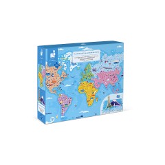 Janod Edukativ-Puzzle Sehenswurdigkeiten mit Aufstellern Образовательные головоломки с дисплеями
