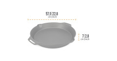 Petromax Petromax Feuerpfanne fp50h, mit 2 Henkeln schwarz, O 54cm  schwarz Кастрюля Petromax fp50h, с 2 ручками, черная, O 54см