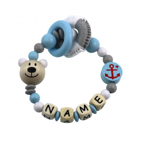 elefantasie Greifling Seebar personalisiert mit Namen Игрушка для захвата Seebar