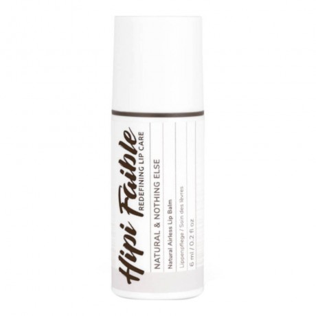 Hipi Faible Natural Airless Lipbalm Natural & Nothing Else 6ml  Натуральный безвоздушный бальзам для губ Натуральный и ничего больше 6мл