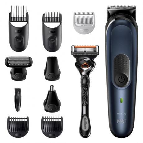 Braun MultiGroomingKit quot;7 MGK7330quot; in Blau und Schwarz  Универсальный набор для ухода за волосами &quot;7 MGK7330&quot; в синем и черном