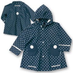 Playshoes PLAYSHOES Kinder Regenmantel Punkte fur Madchen PLAYSHOES детский плащ в горошек для девочки