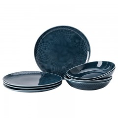 Rosenthal Rosenthal Junto Ocean Blue - Porzellan Set 8-tlg. fur 4 Personen Rosenthal Junto Ocean Blue - Фарфоровый набор 8 предм. для 4 человек