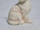 Фигурка винтажная Gilde "Кошка", бисквитный фарфор, ручная работа, 11.5 см, Германия, 1970-80гг.