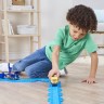 Spin Master Mighty Express Push-and-Go Zug Baut-es Bruno mit Guterwaggon Mighty Express Push-and-Go Train Build it Bruno with Goods Car