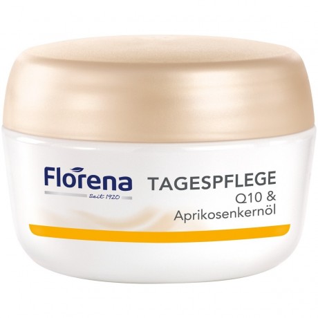 Florena Tagespflege Q10 & Aprikosenkernol Дневной уход Q10 и масло абрикосовых косточек