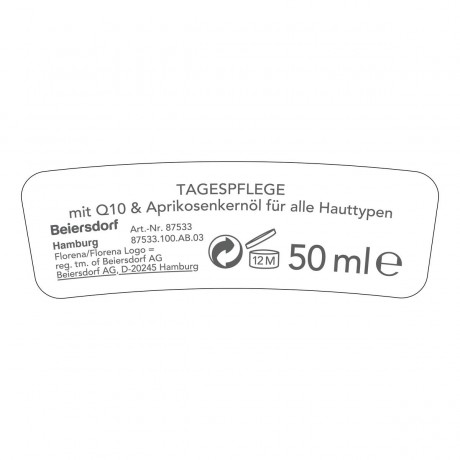 Florena Tagespflege Q10 & Aprikosenkernol Дневной уход Q10 и масло абрикосовых косточек