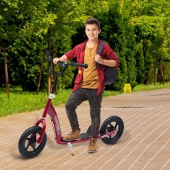 HOMCOM Kinder Cityroller hohenverstellbar Детский городской самокат