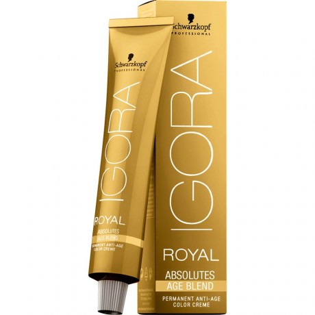 Schwarzkopf Professional Absolutes Age Blend Permanent Anti-Age Color Creme 8-140 Hellblond Cendre Beige 60 ml Стойкая антивозрастная крем-краска Absolute Age Blend