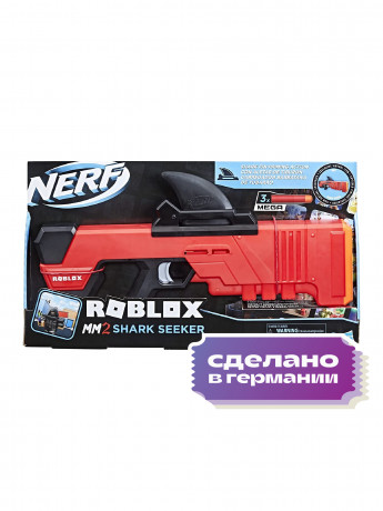 Nerf Roblox F2489 MM2 Shark Seeker Бластер игрушечный Nerf Roblox MM2 Shark