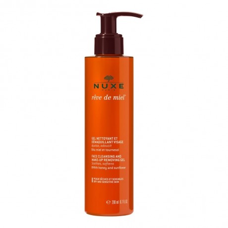 NUXE Reve de Miel Face Cleansing and Make-Up Removing Gel Гель для очищения лица и снятия макияжа Reve de Miel
