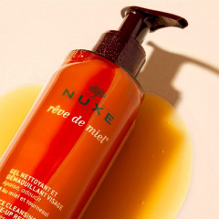 NUXE Reve de Miel Face Cleansing and Make-Up Removing Gel  Гель для очищения лица и снятия макияжа Reve de Miel