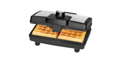 Clatronic Clatronic Waffelautomat WA 3606, Waffeleisen schwarz/edelstahl, 800 Watt  schwarz/edelstahl Вафельница Clatronic WA 3606, вафельница черная/нержавеющая сталь, 800 Вт