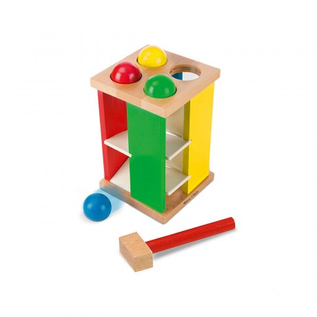 Melissa  Doug Pound and Roll Tower aus Holz Деревянная башня фунт-н-ролла
