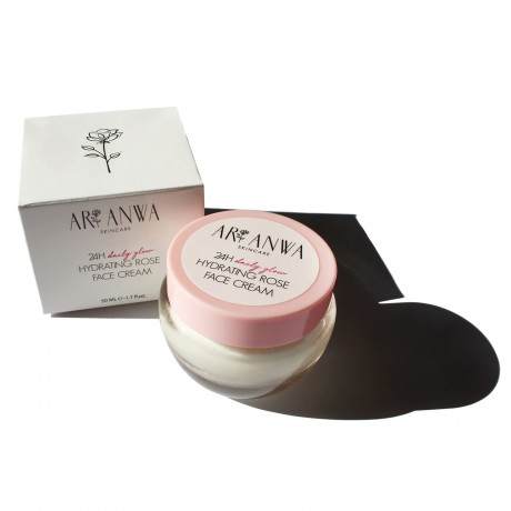 ARI ANWA Skincare 24H Daily Glow Hydrating Rose Feuchtigkeitscreme  24H Daily Glow Увлажняющее Увлажняющее Средство с Розой