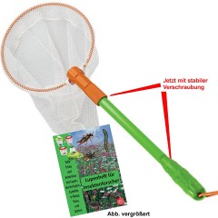 Edu-Toys Teleskopkescher mit 2-Wege-Betrachter Телескопический подсак с двусторонним просмотром