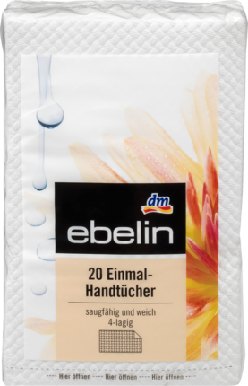 ebelin Одноразовые полотенца, 20 шт