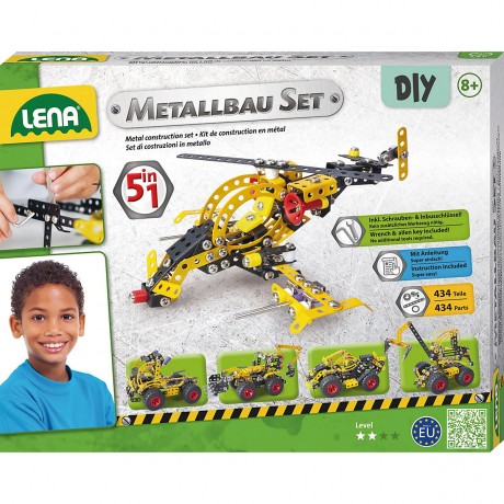 LENA Metallbau Set 5 in 1 Металлический конструктор 5 в 1