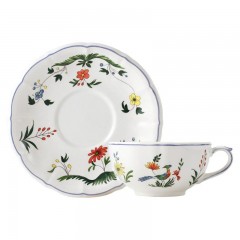Gien Fayencerie Gien 'Oiseaux Paradis' Fruhstucks-Untertasse 18 cm Gien &quot;Oiseaux Paradis&quot; Блюдце для завтрака 18 см