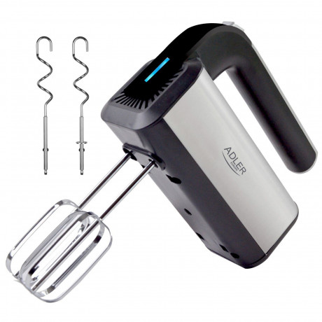 Adler Adler Handmixer AD 4225, 800,00 W, Kuchenmixer Stabmixer 800W 5 Geschwindigkeiten  Ручной миксер Adler AD 4225, 800,00 Вт, ручной миксер для тортов 800 Вт, 5 скоростей